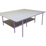 Раскройный стол  2500х1500(500)x900мм (в раскрытом состоянии ширина 2000мм, комплект с нижней полкой )