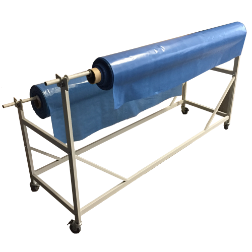 Размоточное устройство на 2 рулона тележка