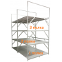 Стеллаж для ткани длина  3000