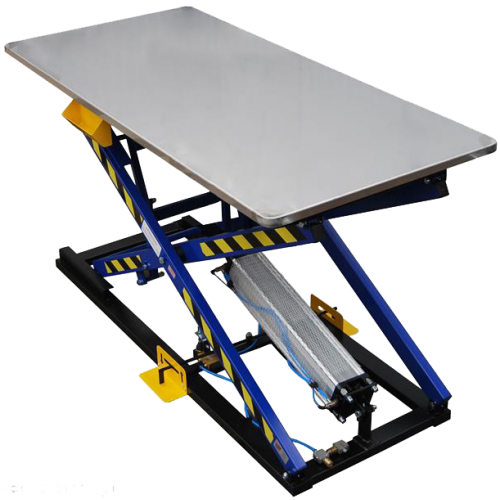 REXEL ST-3/B Пневматический монтажный стол для обивки мягкой мебели со стальной столешницей